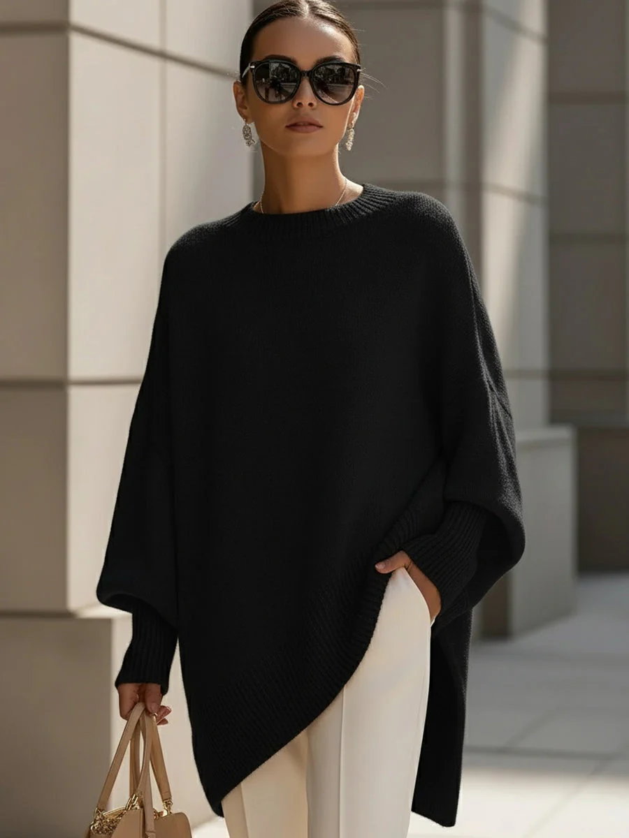 Elena - Poncho oversize de elegancia natural - Image 4