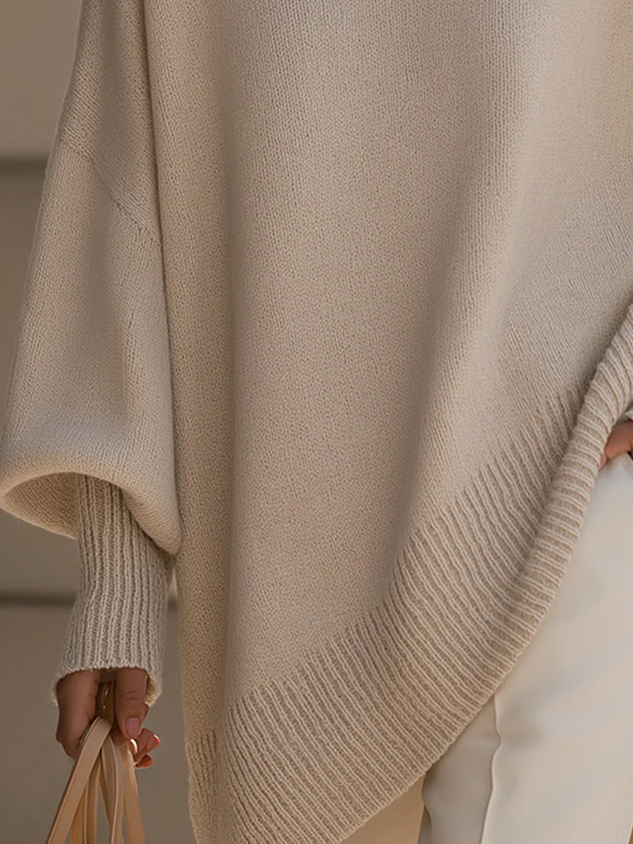 Elena - Poncho oversize de elegancia natural - Image 8