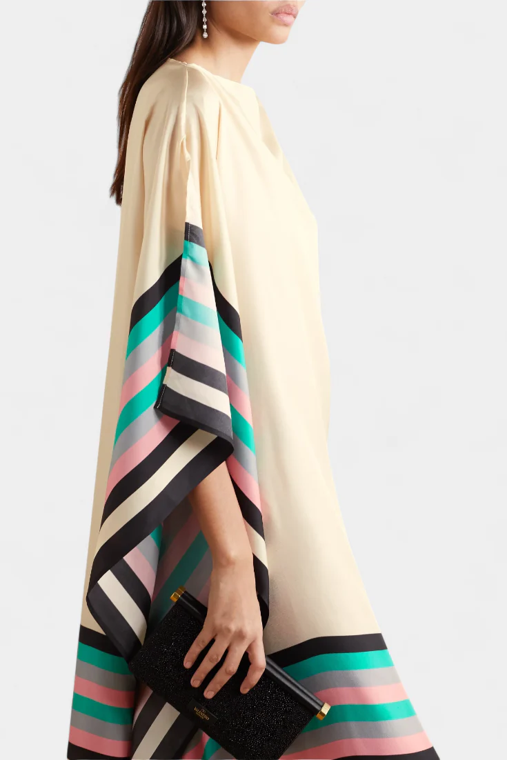 Elenora Caftán Geométrico de Corte Amplio - Image 9