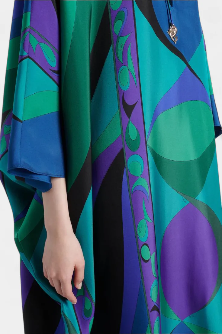 Fiorella Kaftán con Estampado Iride Psicológico - Image 3