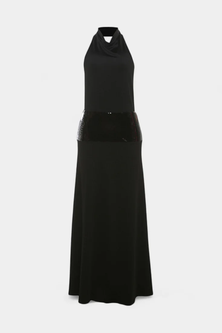 Georgia Vestido Halter Elegancia Lujo - Image 5