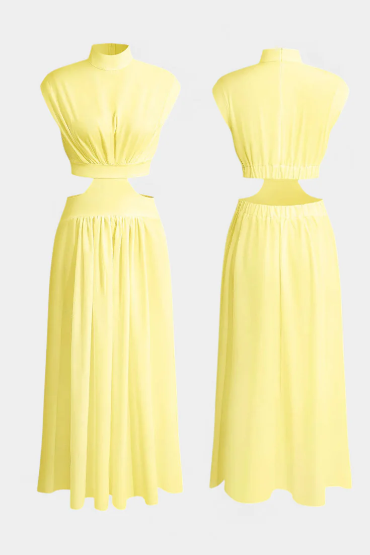 Jocelyn Conjunto de Vestido con Abertura Lateral - Image 12