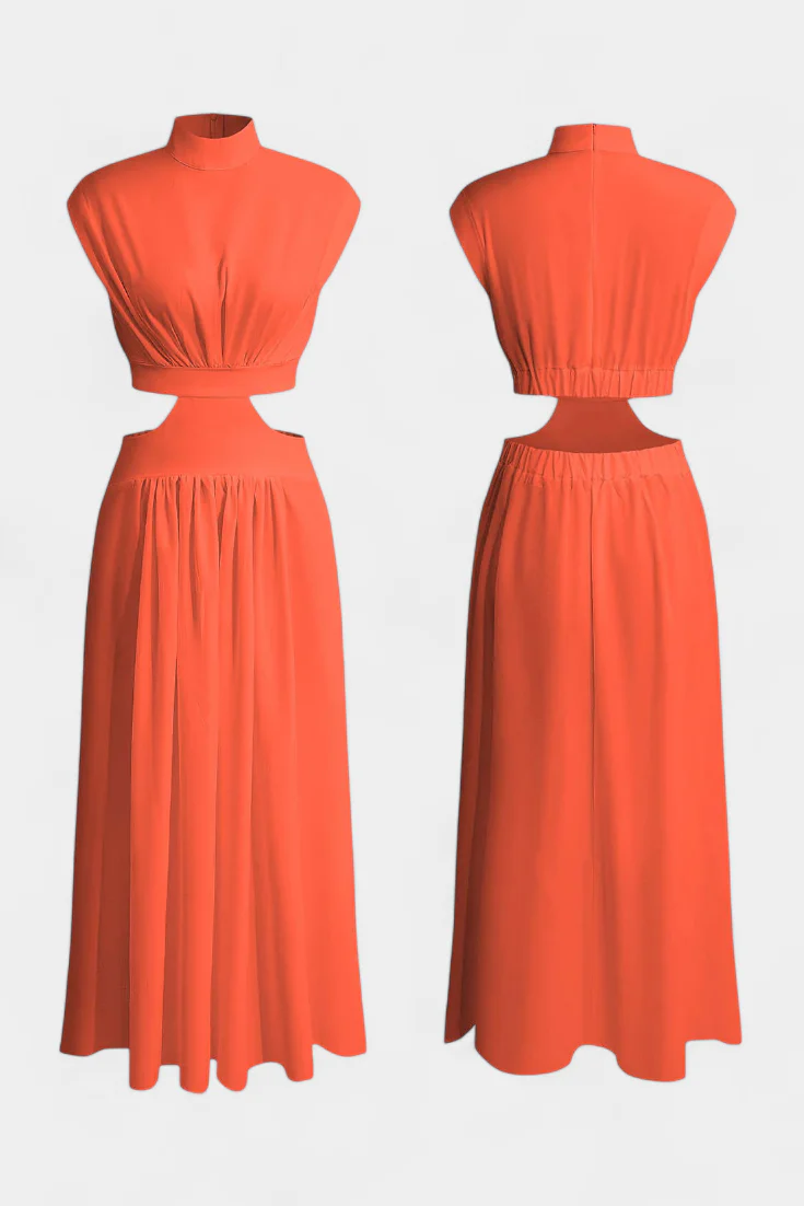 Jocelyn Conjunto de Vestido con Abertura Lateral - Image 15