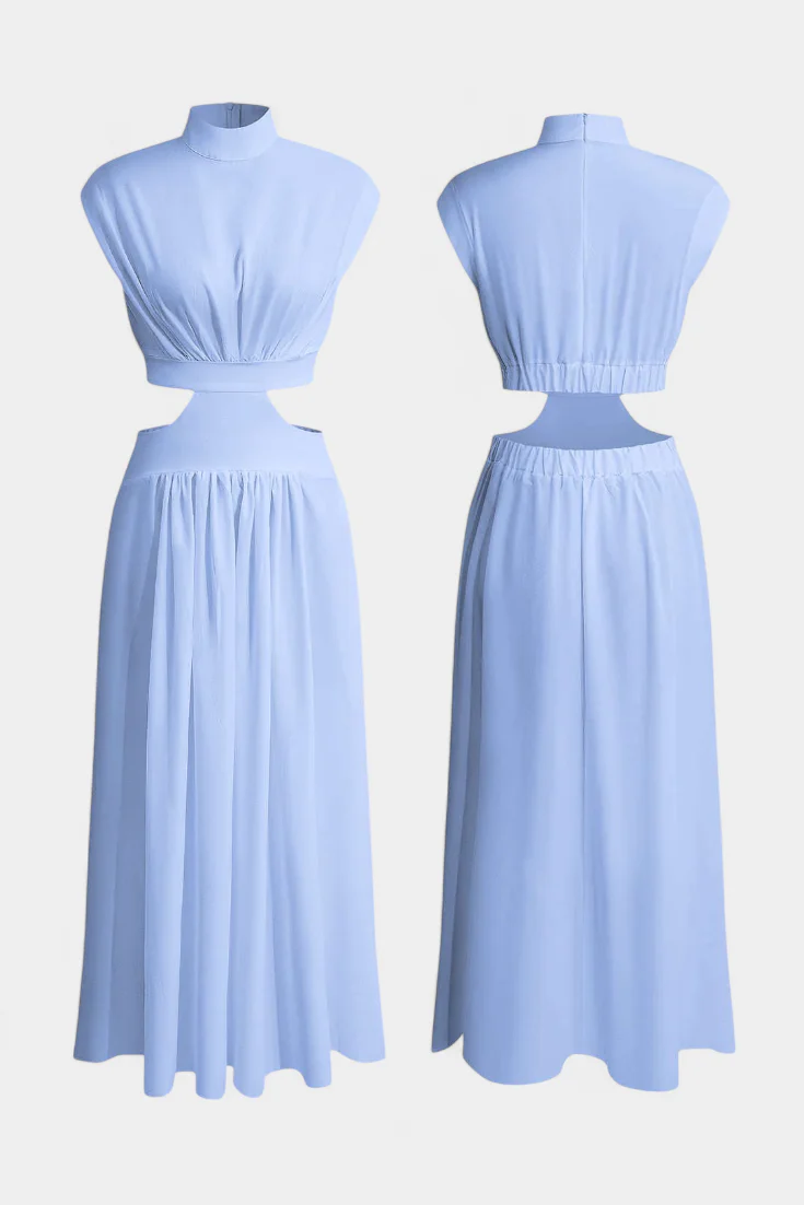 Jocelyn Conjunto de Vestido con Abertura Lateral - Image 17