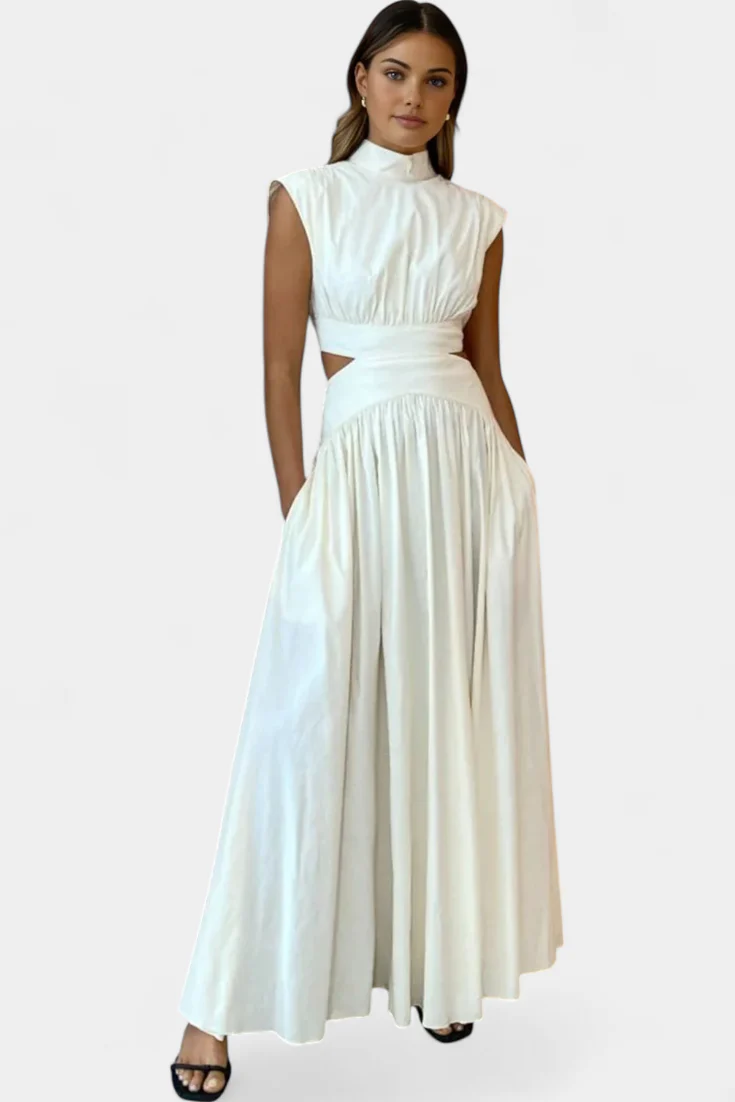 Jocelyn Conjunto de Vestido con Abertura Lateral - Image 2