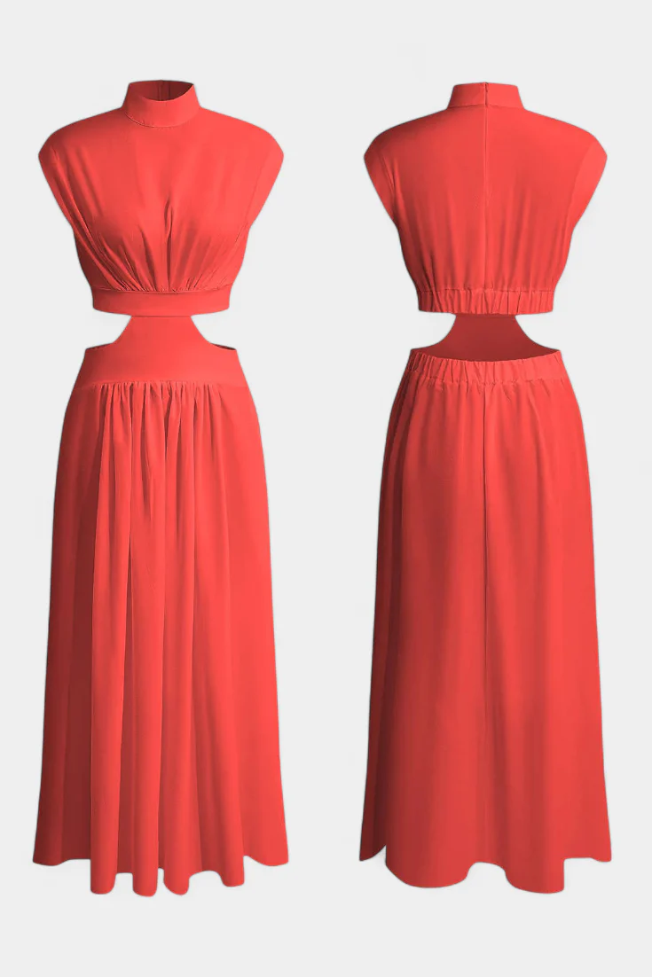 Jocelyn Conjunto de Vestido con Abertura Lateral - Image 23