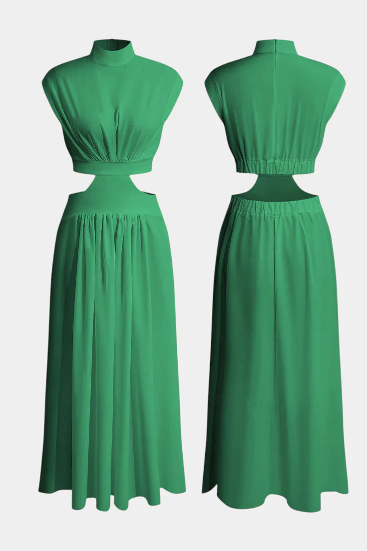Jocelyn Conjunto de Vestido con Abertura Lateral - Image 25