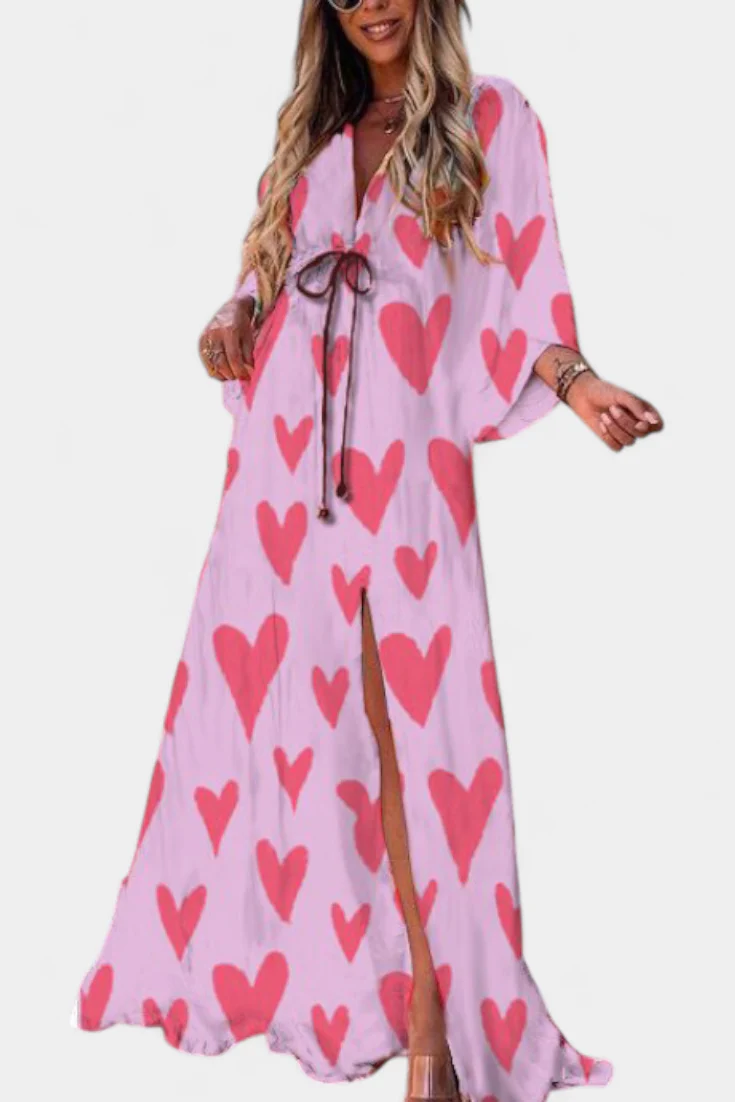 Joelle Vestido Suave Arcoíris con Manga Murciélago - Image 11