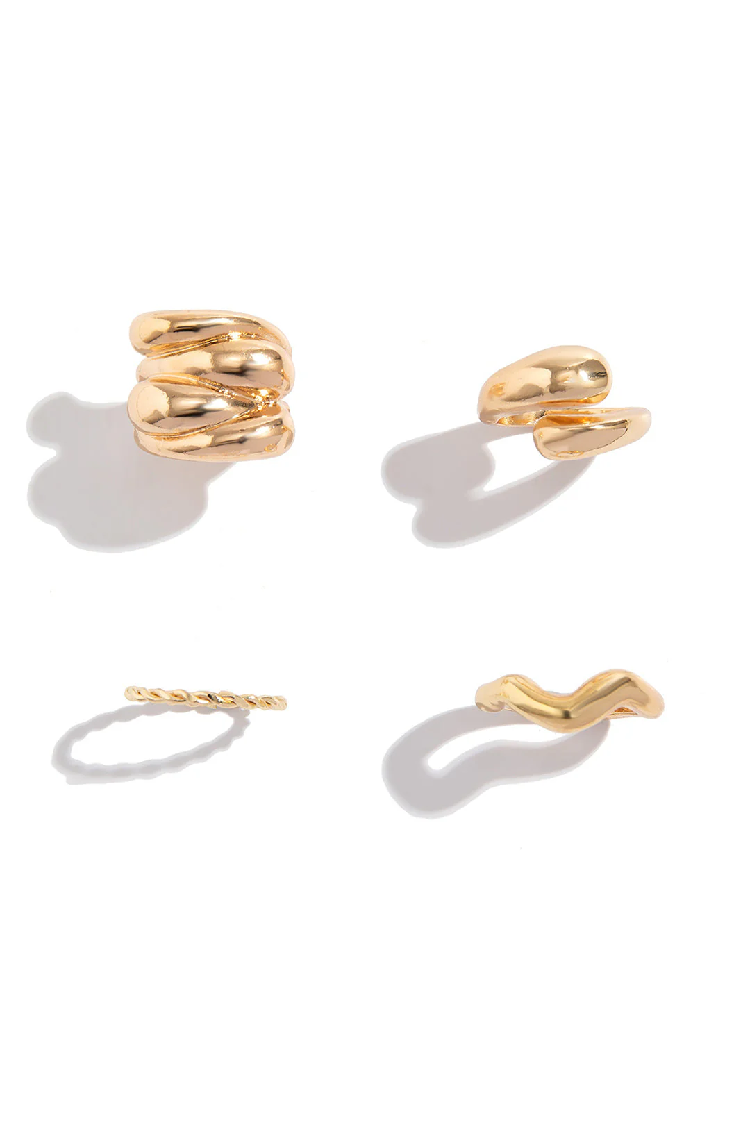 Juego de Anillos de Metal de 4 Piezas - Image 2