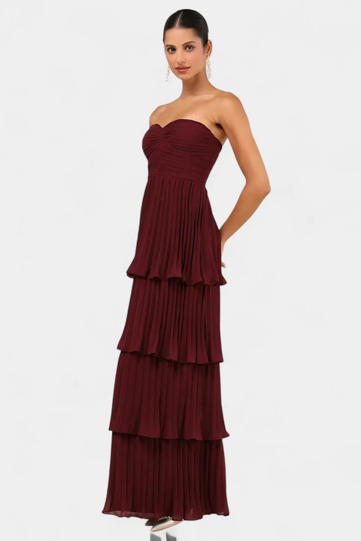 June Vestido con Volantes y Escote Corazón - Image 3