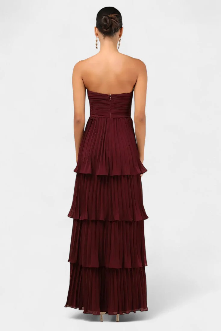 June Vestido con Volantes y Escote Corazón - Image 4
