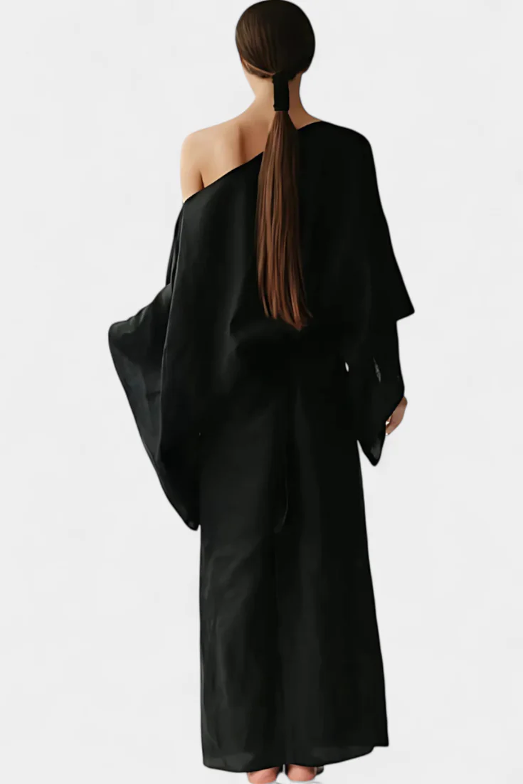 Kamilia Vestido Kimono de Lino y Algodón - Image 6