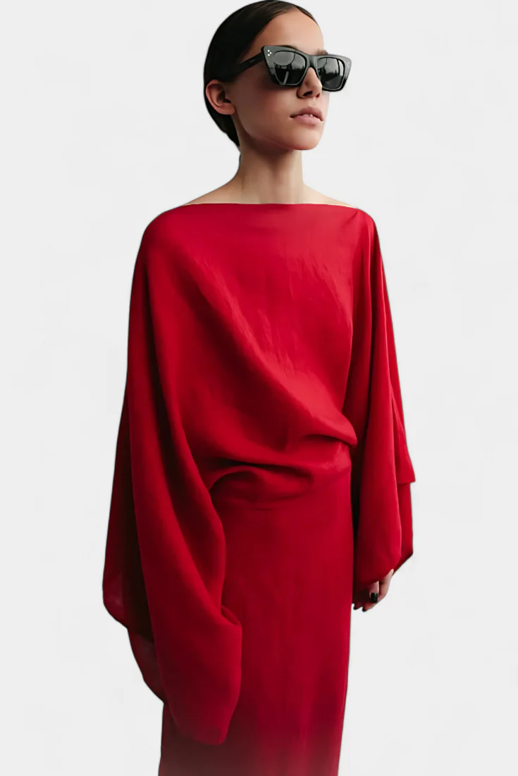 Kamilia Vestido Kimono de Lino y Algodón - Image 8