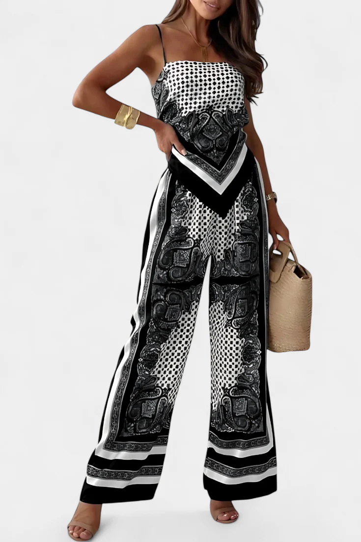 Leonie Conjunto Paisley con Tiras - Image 10
