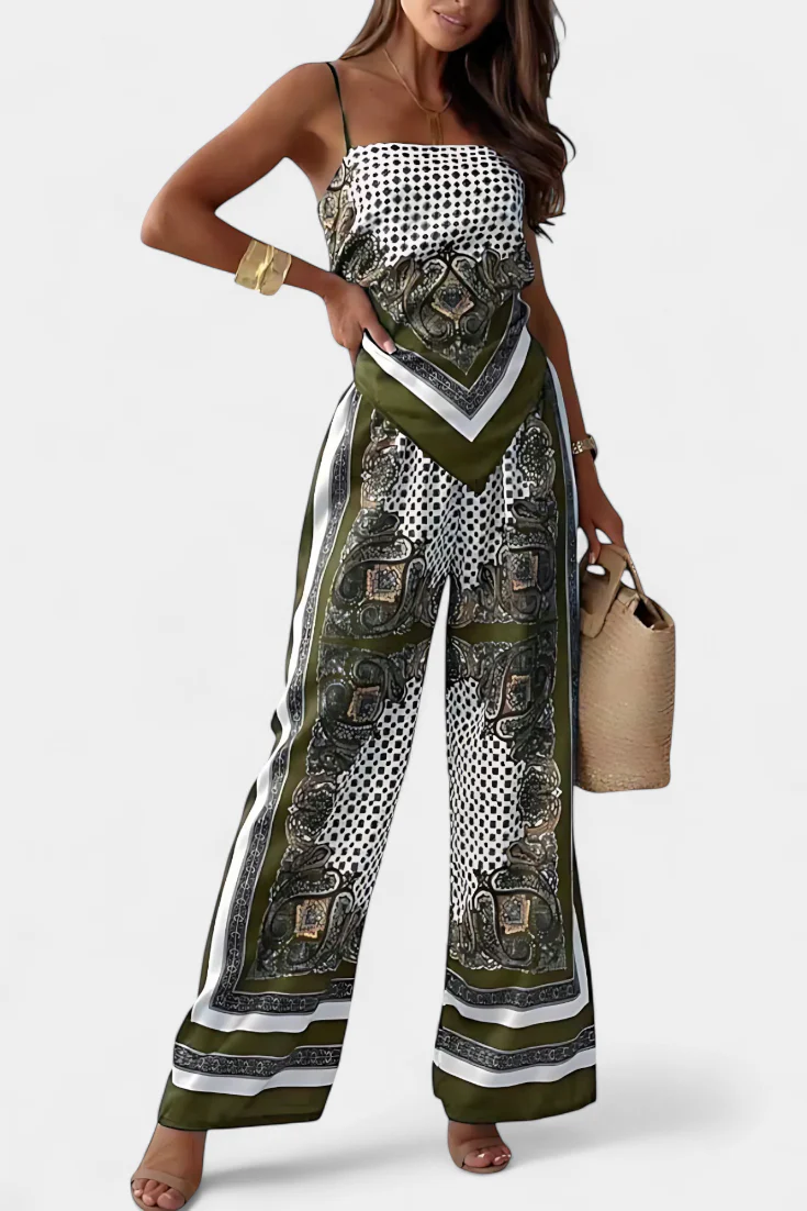 Leonie Conjunto Paisley con Tiras - Image 11