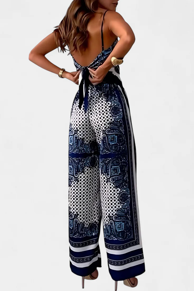 Leonie Conjunto Paisley con Tiras - Image 3