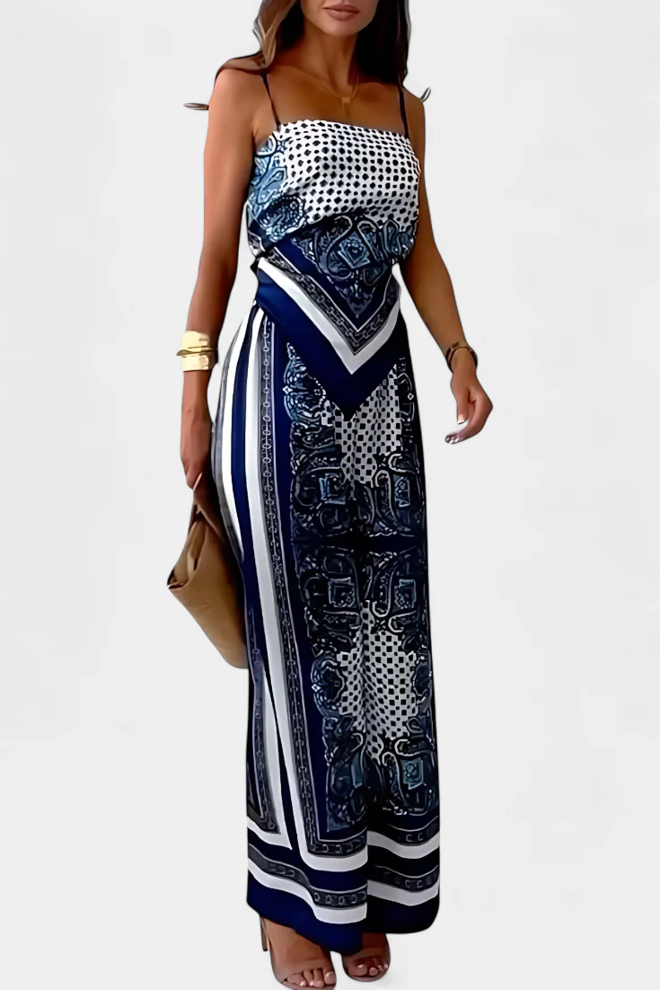 Leonie Conjunto Paisley con Tiras - Image 4
