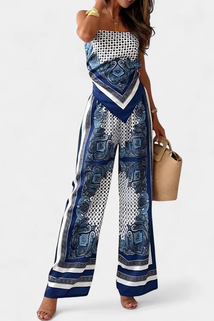 Leonie Conjunto Paisley con Tiras - Image 5