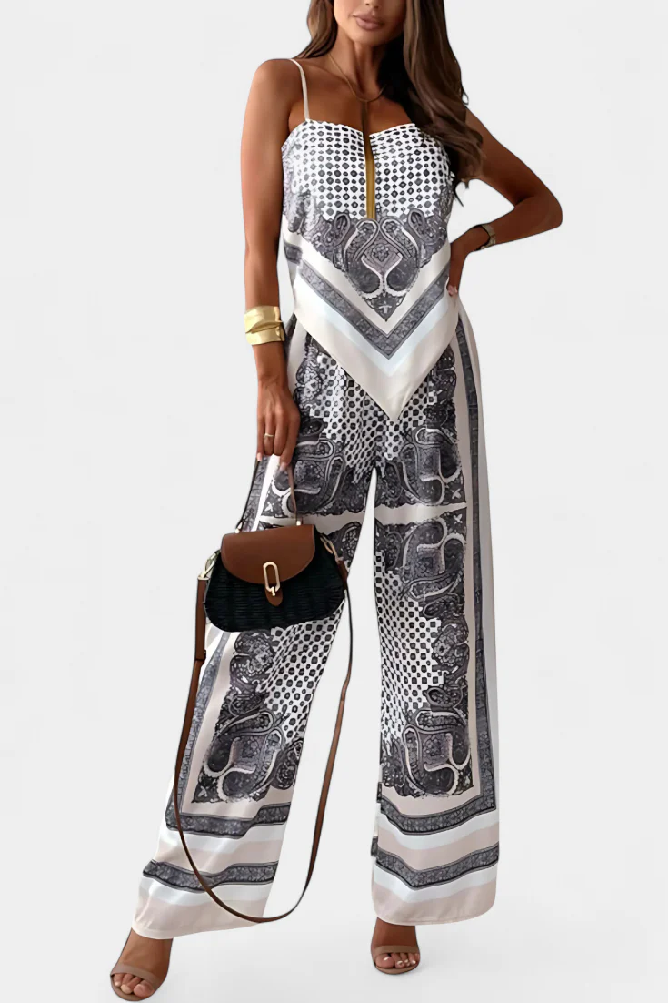Leonie Conjunto Paisley con Tiras - Image 9