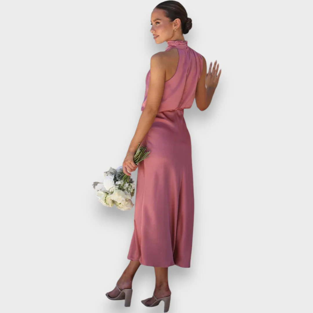 Leonita - Vestido elegante de tejido premium - Image 10
