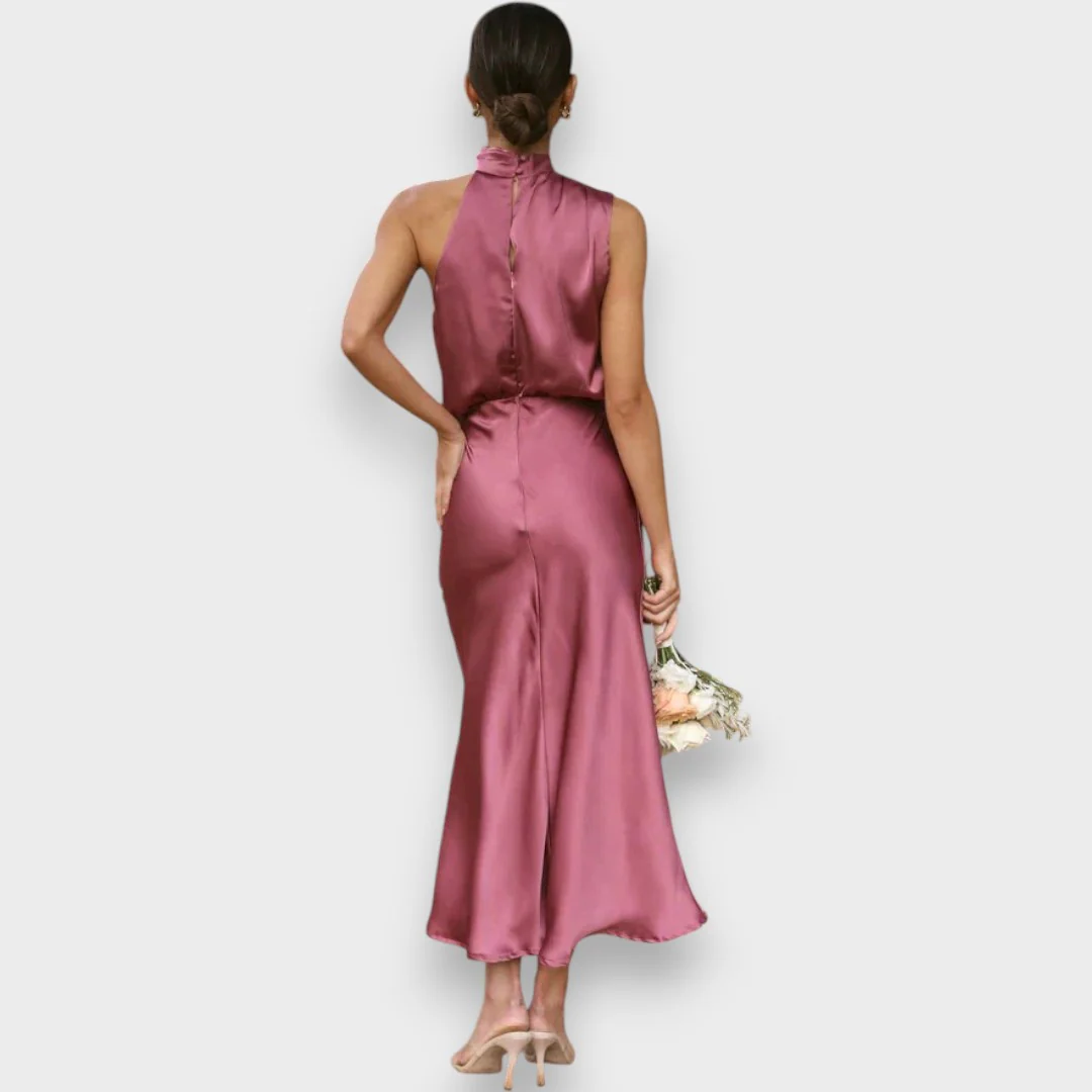 Leonita - Vestido elegante de tejido premium - Image 11