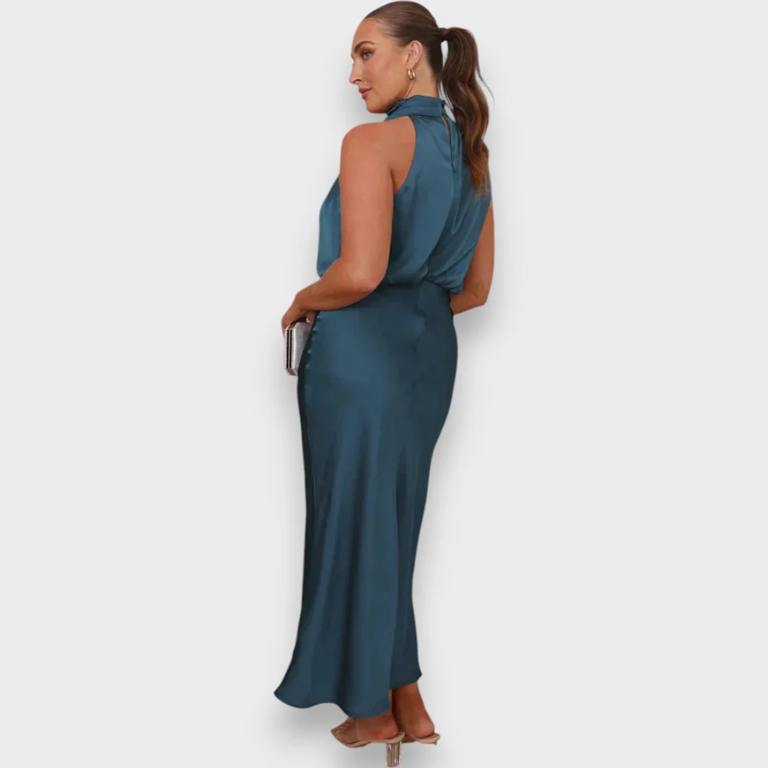 Leonita - Vestido elegante de tejido premium - Image 12
