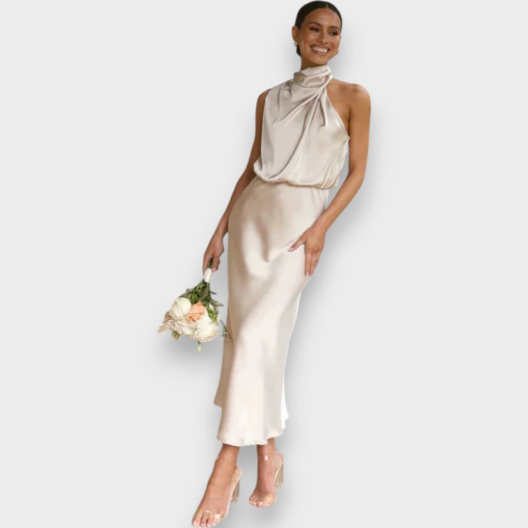 Leonita - Vestido elegante de tejido premium - Image 3