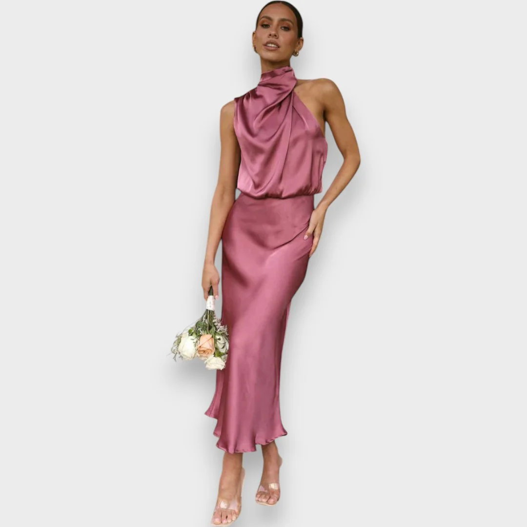 Leonita - Vestido elegante de tejido premium - Image 5