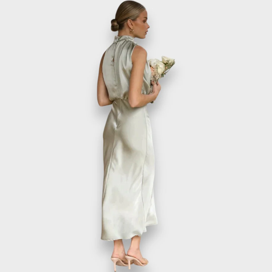 Leonita - Vestido elegante de tejido premium - Image 7