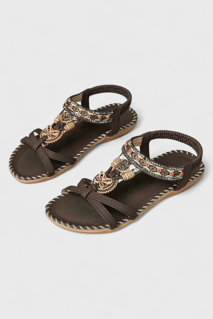 Lera Sandalias bohemias planas - Image 6
