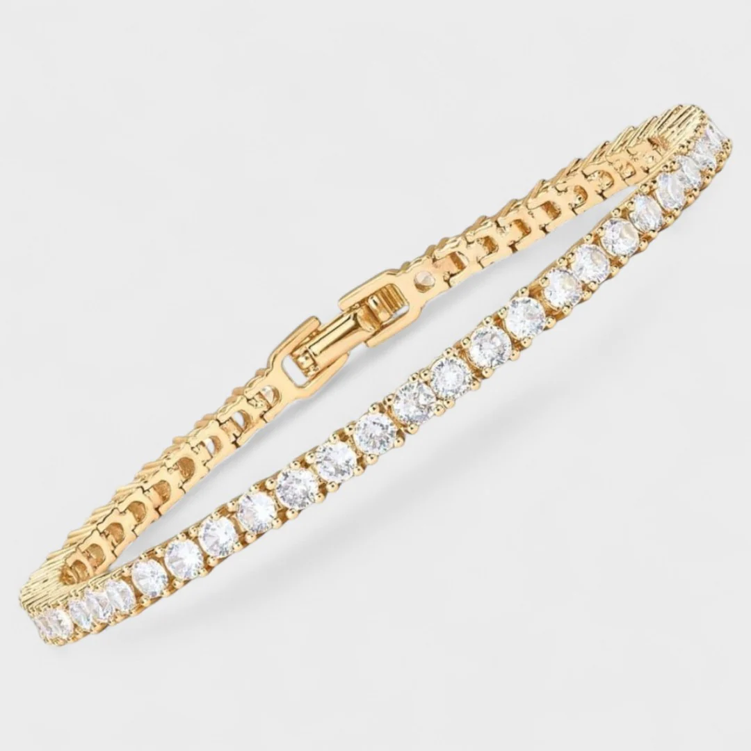 Liliana - Pulsera tipo tenis en oro blanco - Image 2