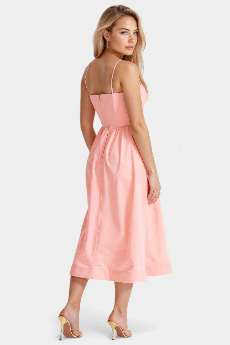 Marvelle Vestido Midi Flowy Sin Mangas - Image 3