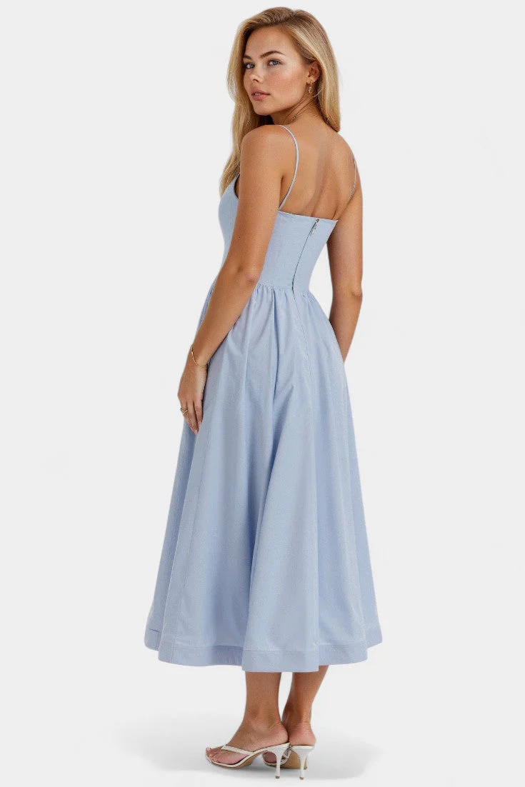 Marvelle Vestido Midi Flowy Sin Mangas - Image 6