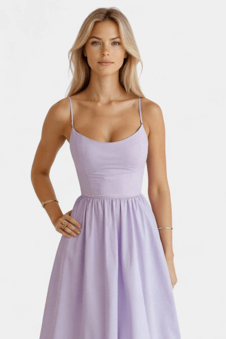 Marvelle Vestido Midi Flowy Sin Mangas - Image 8
