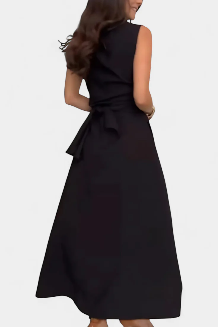 Meryl Vestido Camisero con Botones y Lazo Ajustable - Image 4