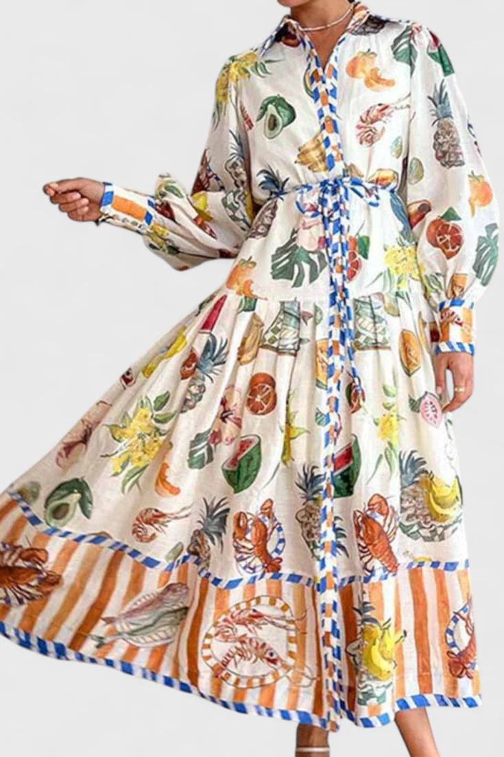 Natasha Vestido Midi Elegante Fit-and-Flare - Image 6