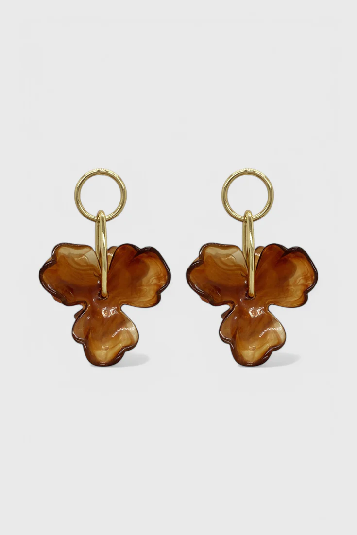 Pendientes con Colgante de Flor
