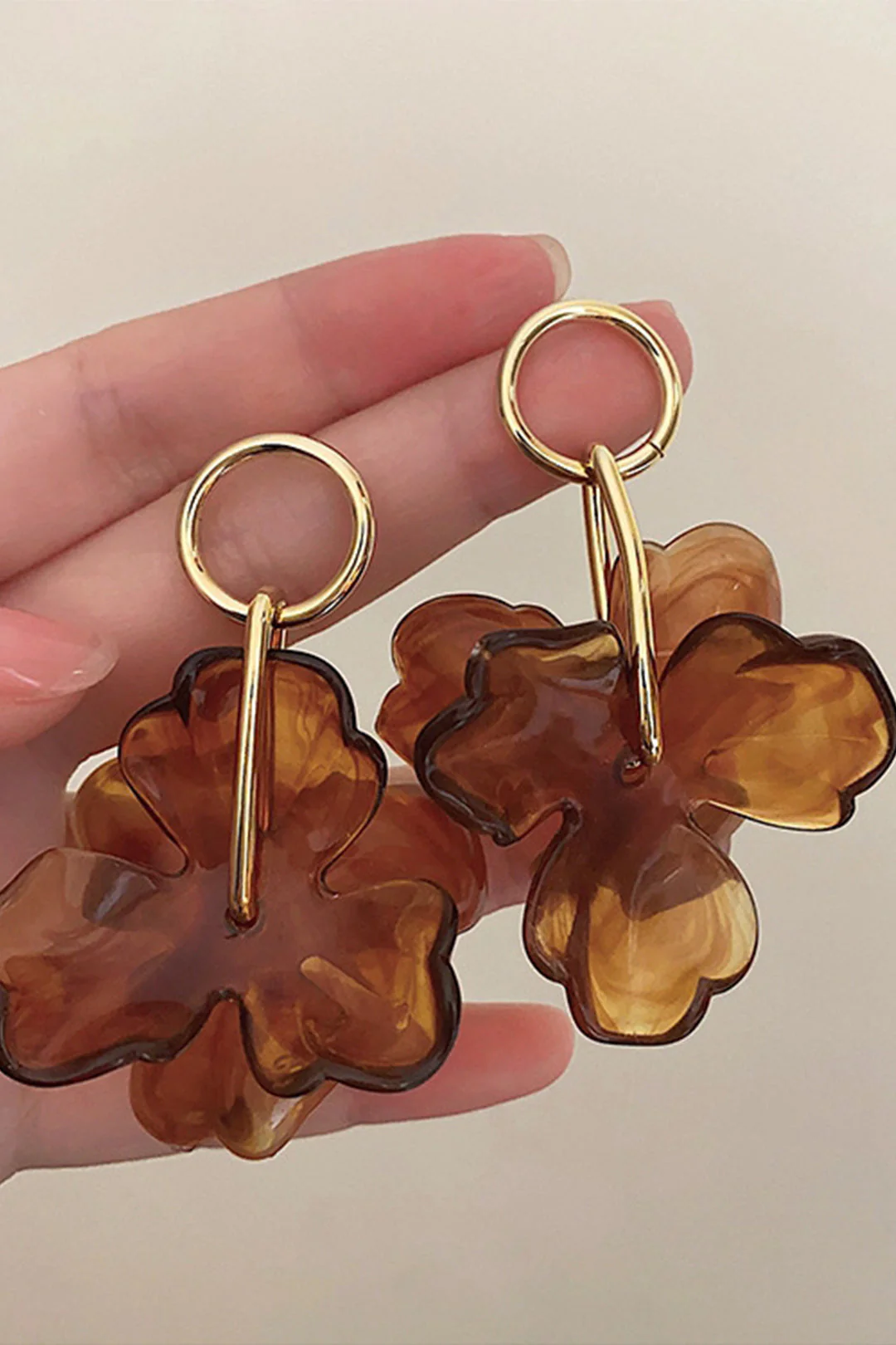 Pendientes con Colgante de Flor - Image 2
