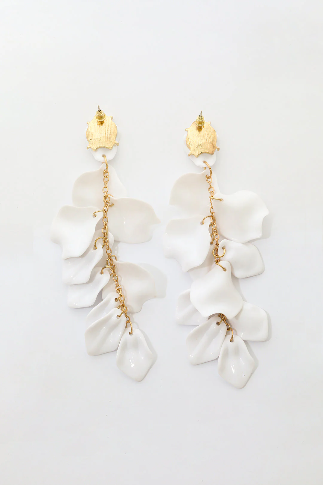 Pendientes de Gotas de Pétalos de Orquídea - Image 2