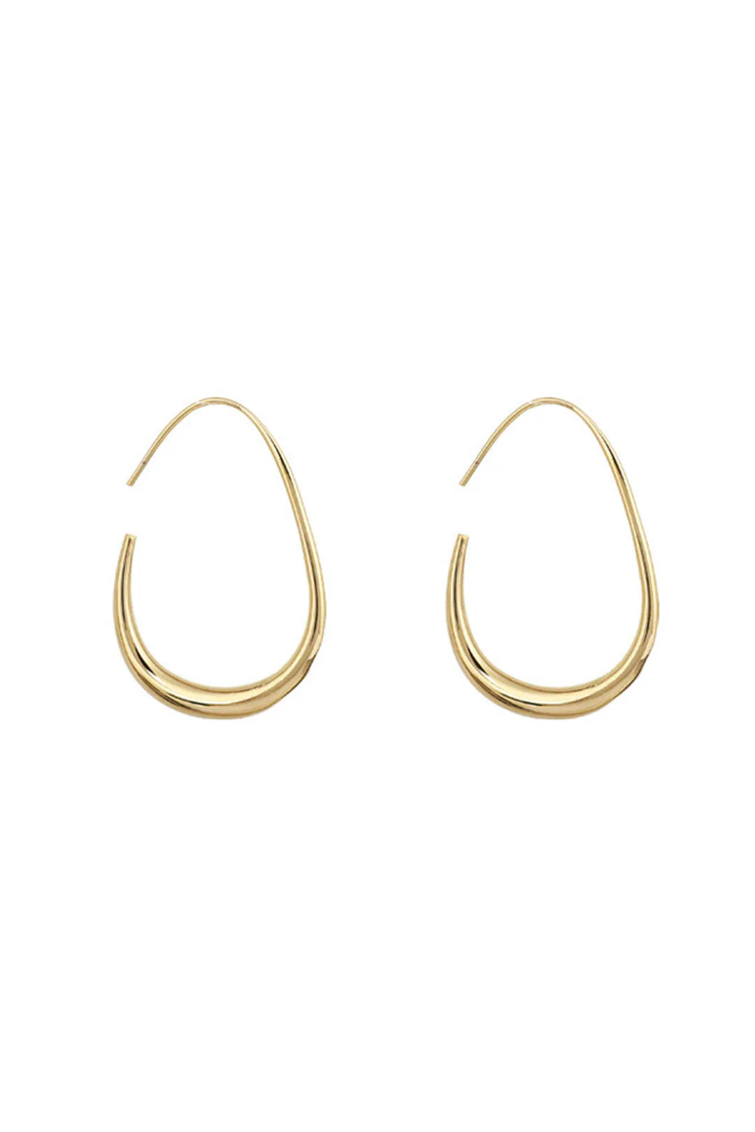 Pendientes Ovalados de Metal - Image 6