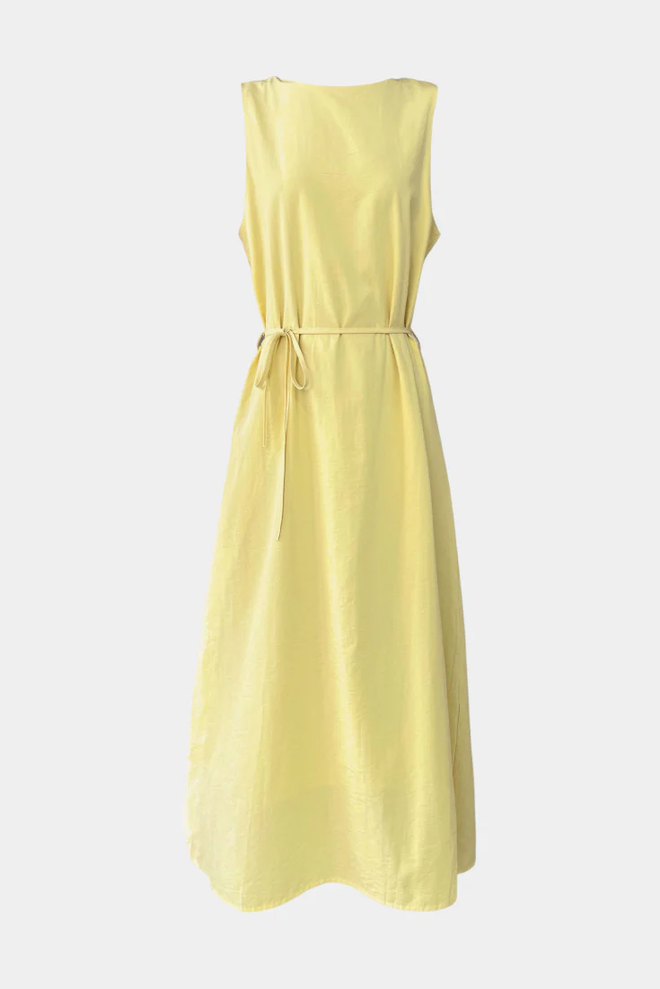 Rosetta Vestido Suave sin Mangas con Lazo Ajustable - Image 3