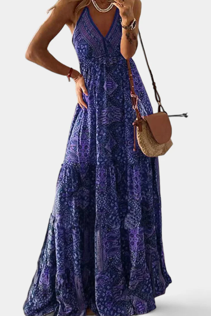 Saira Vestido Vintage con Estampado Floral y Cintura Alta - Image 6
