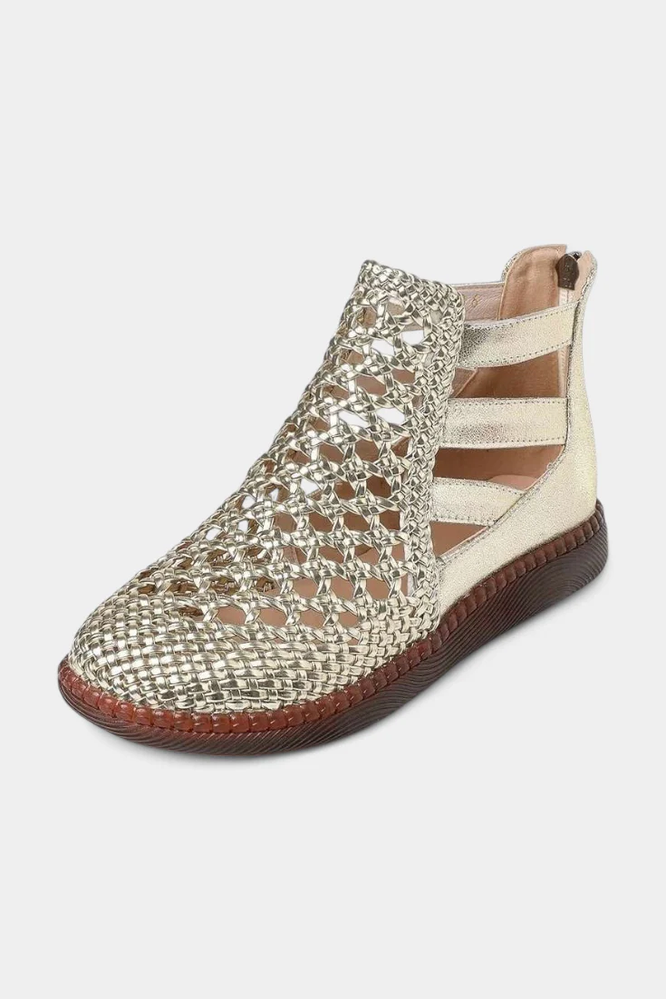 Alica Sandalias Trenzadas con Diseño Calado y Suela Flexible - Image 2