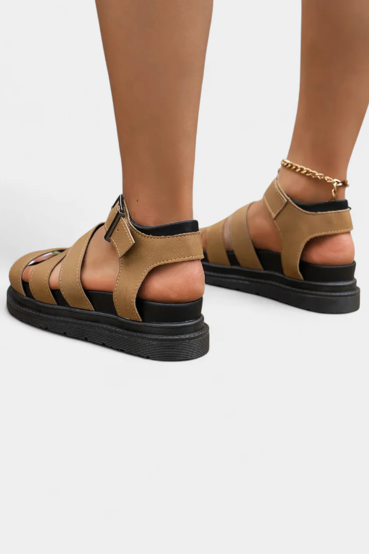 Renes Sandalias de Plataforma para Mujer con Múltiples Correas - Image 2