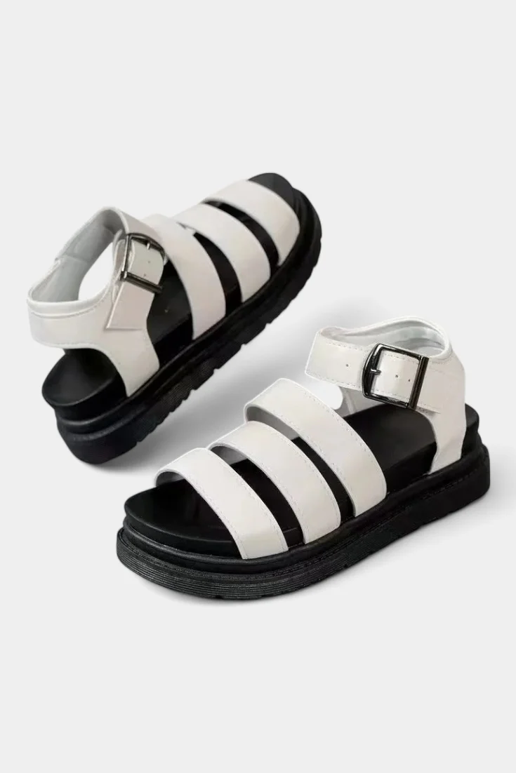 Renes Sandalias de Plataforma para Mujer con Múltiples Correas - Image 3
