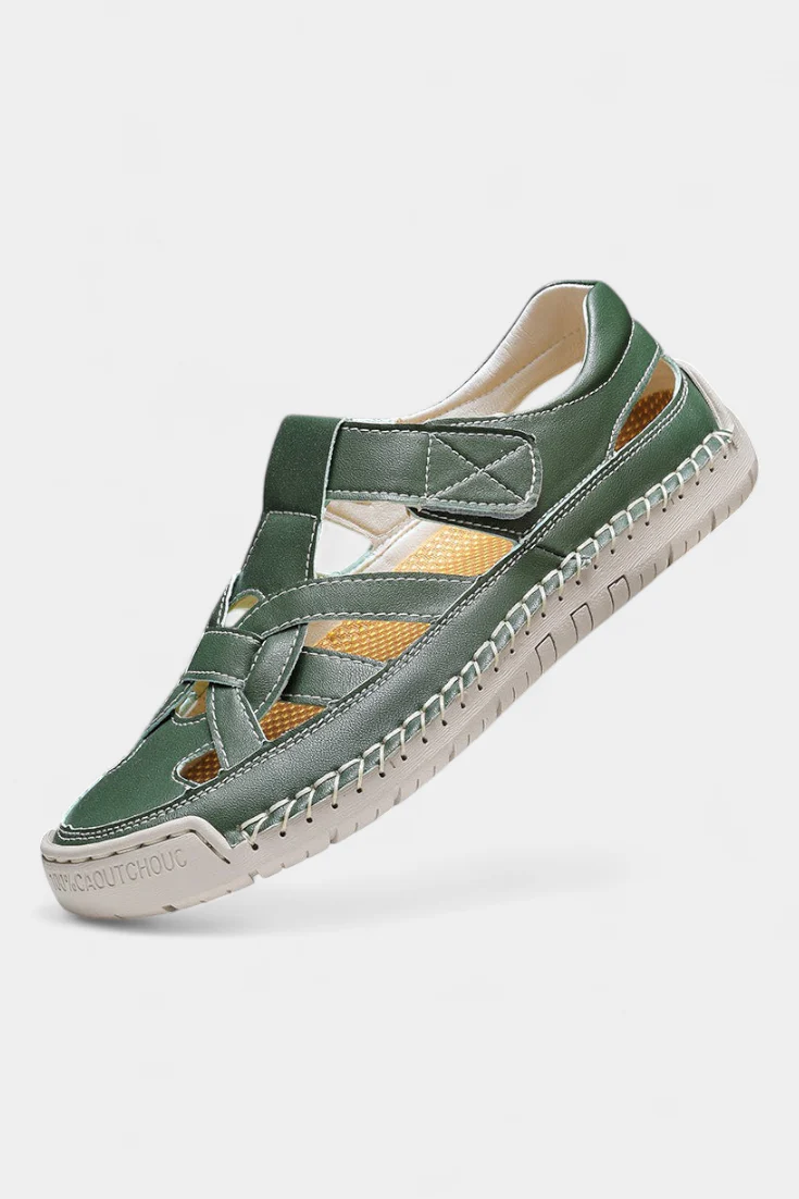 Kaia Sandalias Ergonómicas de Cuero Sintético con Corte Lateral - Image 2