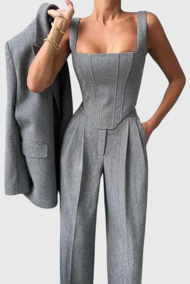 Evena Traje de Pantalón para una Elegancia Confiada - Image 2