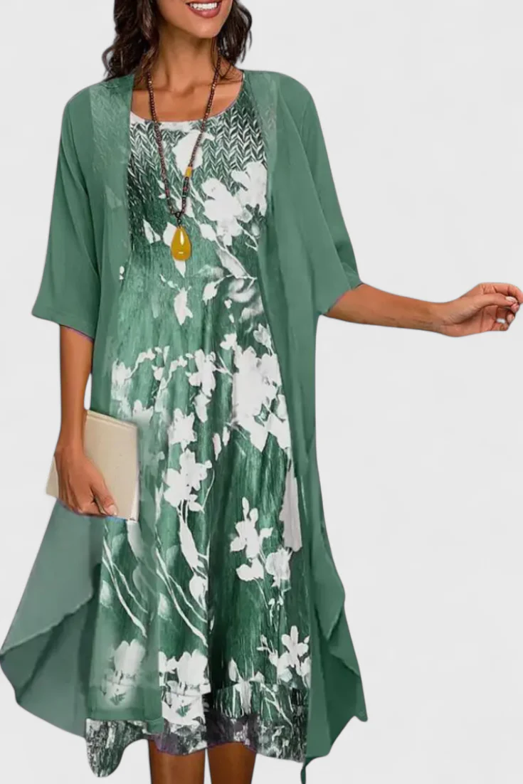 Venezia Vestido Floral Elegante