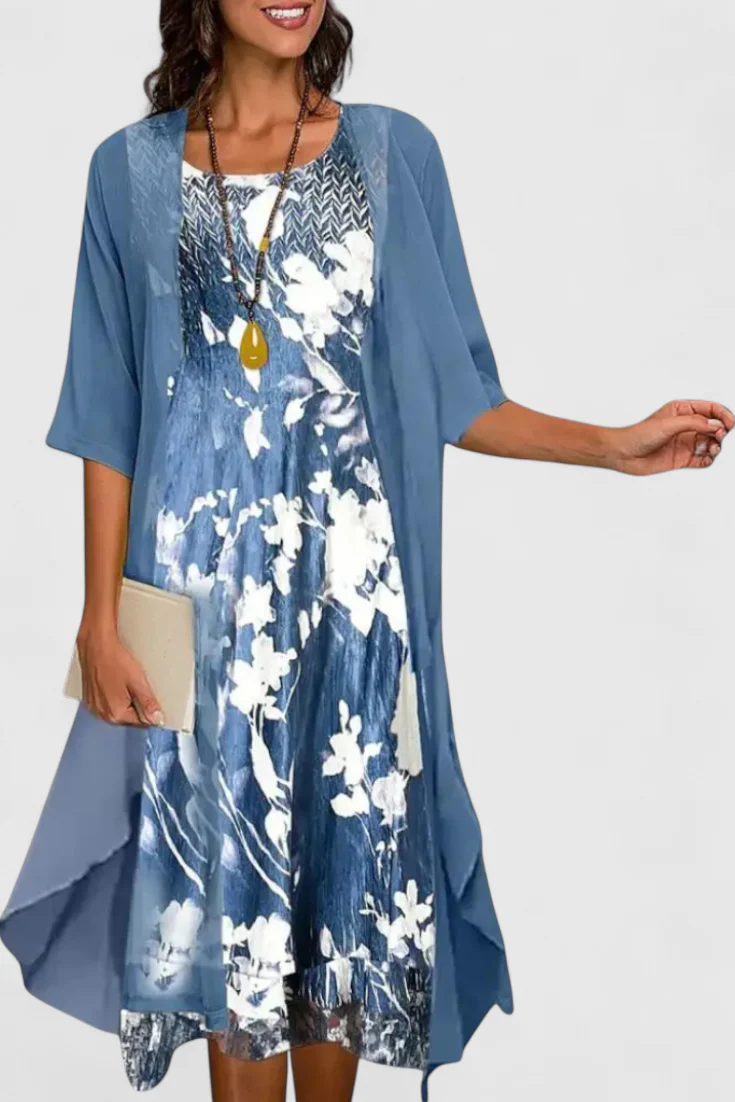 Venezia Vestido Floral Elegante - Image 2