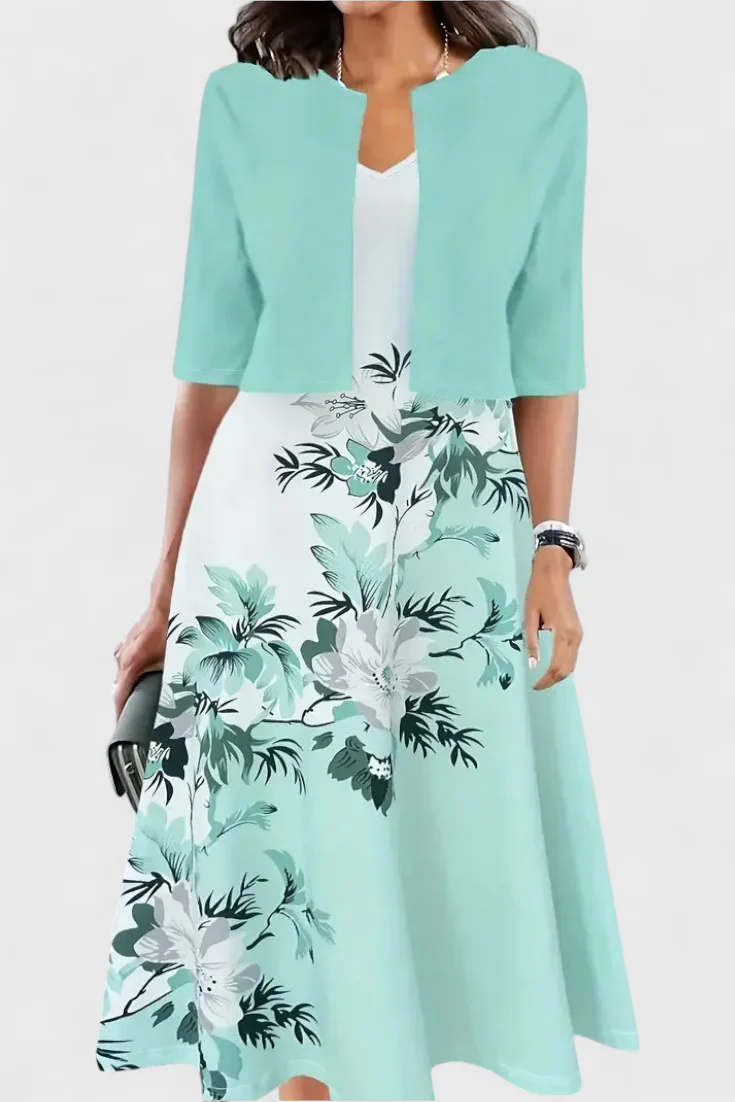 Venezia Vestido Floral Elegante - Image 4